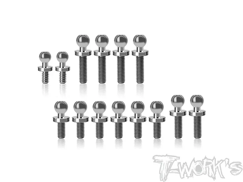 Tp-189   64 Titanium Ball End Set ( For Tlr 22T 4.0 )14Pcs. 1