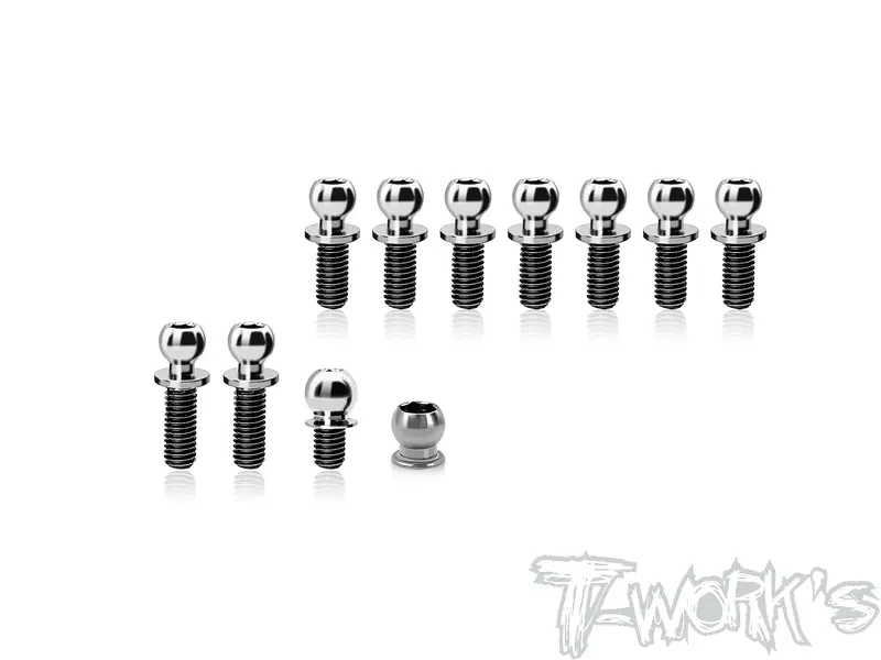 Tp-192   64 Titanium Ball End Set ( For Xray X1'24 )11Pcs. 1