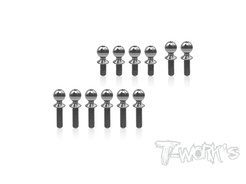 Tp-199-A 64 Titanium Ball End Set ( For Mugen Msb1 )12Pcs. 1