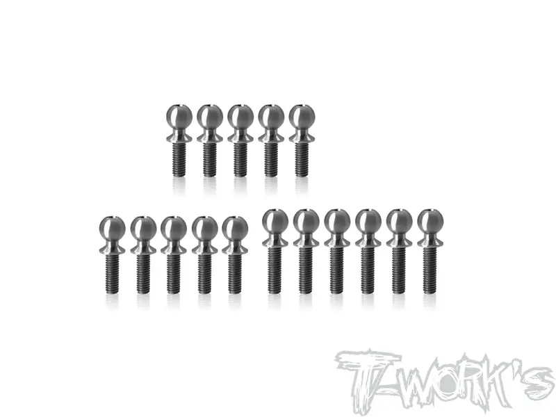 Tp-204   64 Titanium Ball End Set ( For Yokomo Mo2.0 )16Pcs. 1