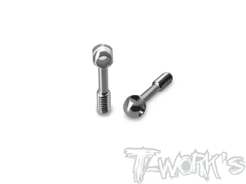 Tp-205-D   64 Titanium Adjustable Body Shell Front End Downtravel Screw V2 ( M3 X 17Mm) 2Pcs. ( Xray, Xpress ) 1