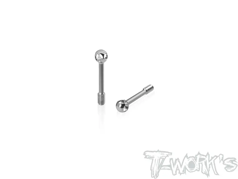 Tp-205-F   64 Titanium Adjustable Body Shell Front End Downtravel Screw V2 ( M3 X 21Mm) 2Pcs. ( Xray, Xpress ) 1