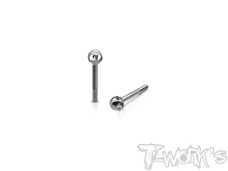 Tp-205-G   64 Titanium Adjustable Body Shell Front End Downtravel Screw V2 ( M2 X 19Mm) 2Pcs. ( Awesomatix , Yokomo , Mugen Mtc3 ) 1