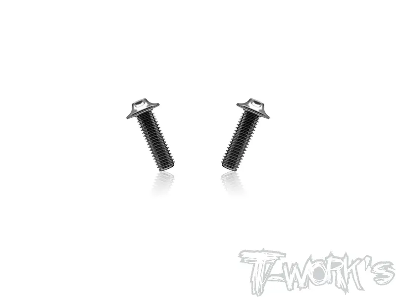 Tp-207-B   64 Titanium Front Upper Camber Screw M5x16mm ( For Infinity Ifb8 ) 2 Pcs. 1