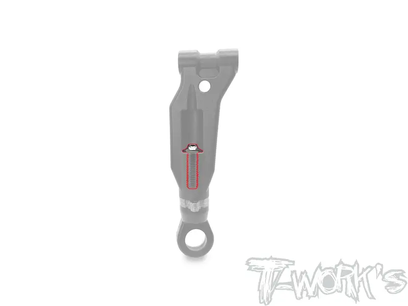 Tp-207-B 64 Titanium Front Upper Camber Screw M5x16mm ( For Infinity Ifb8 ) 2 Pcs. 2