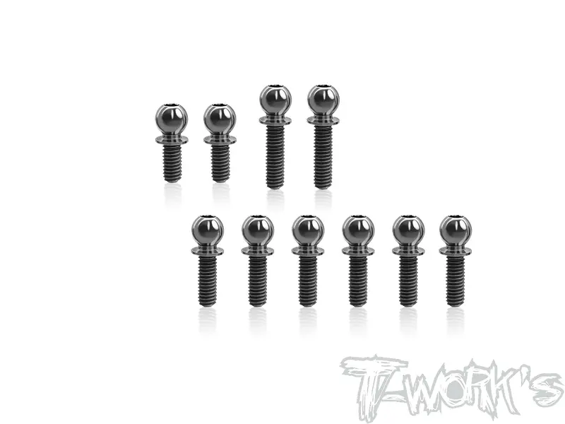 Tp-208    64 Titanium Ball End Set ( For Xray Xt4'25 )10Pcs. 1