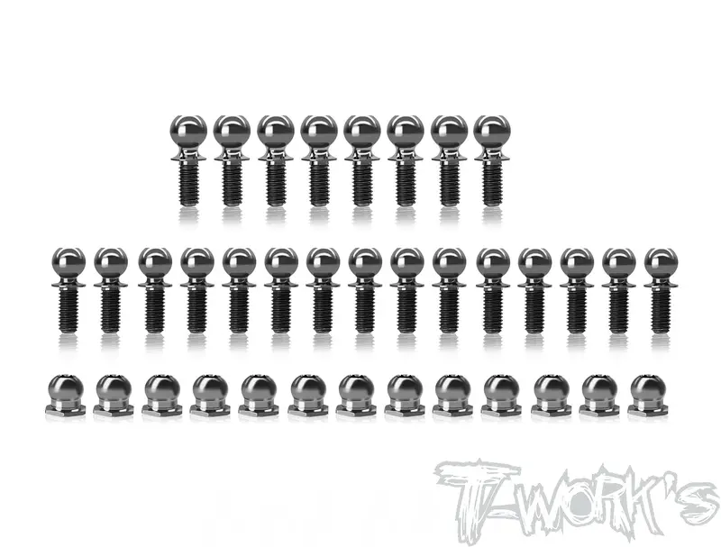 Tp-218   64 Titanium Ball End Set ( For Awesomatix A800rr )36Pcs. 1