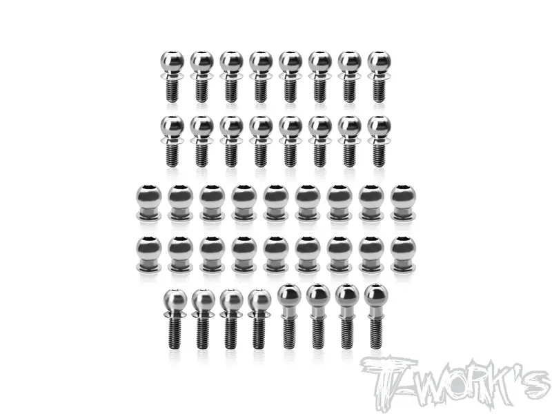 Tp-220-Tc8    64 Titanium Ball End Set ( For Team Associated Tc8 )42Pcs. 1
