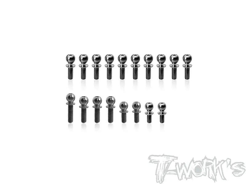 Tp-220-Xb2c'26	64 Titanium Ball End Set  ( For Xray Xb2c'26 ) 18Pcs. 1