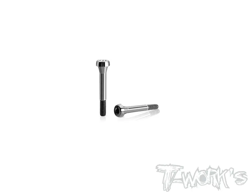 Tp-800R-C	64 Titanium Body Shell Front End Downtravel Screw ( For Awesomatix A800r/A800rr ) 2Pcs. 1
