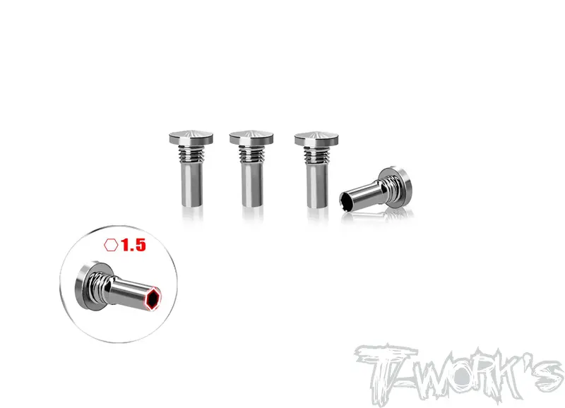 Tp-800R-E	64 Titanium Linear Spring Screw  ( For Awesomatix A800r ) 4Pcs. 1