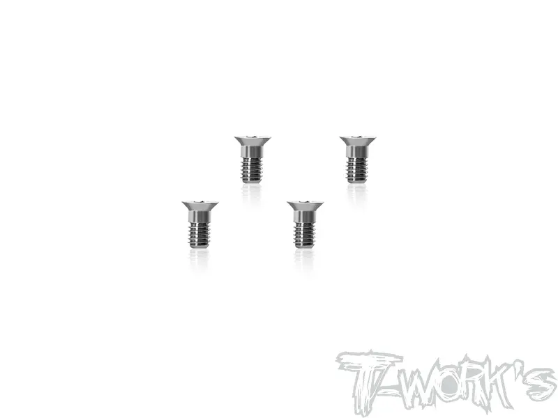 Tp-800R-H-6L 64 Titanium Damper Lower Head Screw 3 X 6Mm ( For Awesomatix A800r/A800rr ) 4Pcs. 1