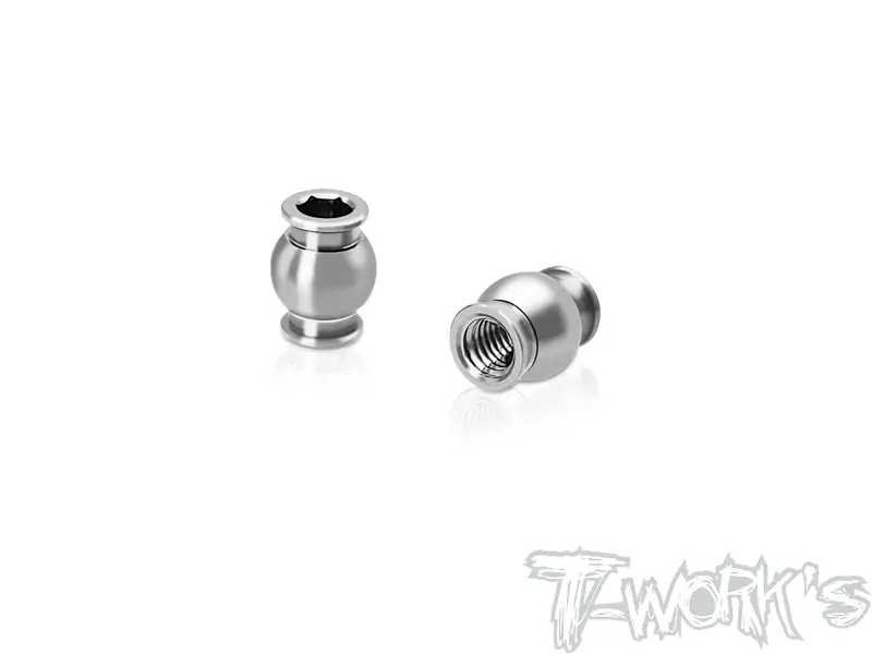 Tp-M-A 64 Titanium 5.5Mm Ball Stub With 2.5Mm Hex Socket ( For Mugen Mtc-3 ) 2Pcs. 1
