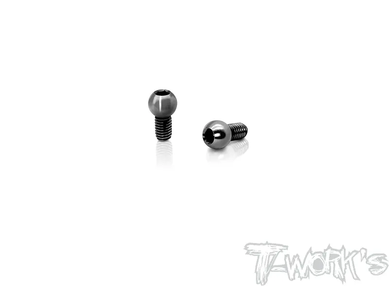Tp-X4-F	64 Titanium 4.9 X 4Mm Antiroll Ball Stud  ( For Xray X4 / X4'23 / X4f'24 ) 2Pcs. 1