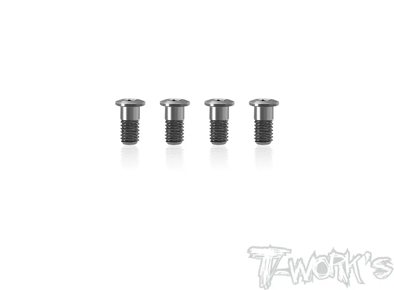 Tp-X4-I	64 Titanium 3X6mm Smaller Head Low Profile Half Thread Screws ( For Xray X4'23/ X4f'24  )   4Pcs. 1