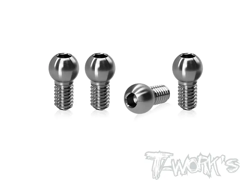 Tp-X4-J	  64 Titanium 3.8 X 4Mm Antiroll Ball Stud  ( For Xray X4'24/X4f'25/X4f'26 ) 4Pcs. 1