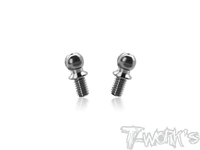 Tp-X4-N 64 Titanium Anti-Roll Bar Steel Ball End 3.8X4mm ( For Xray X4'26 ) 2Pcs. 1
