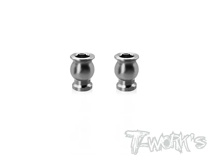 Tp-X4-O 64 Titanium Lower Arm Ball Universal 4.9Mm With Hex( For Xray X4'26 ) 2Pcs. 1