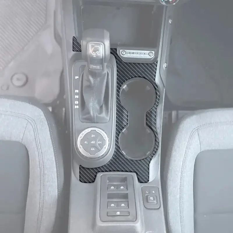 Transmission Center Console Accent Overlay Fits 2021-2026 Ford Bronco 1