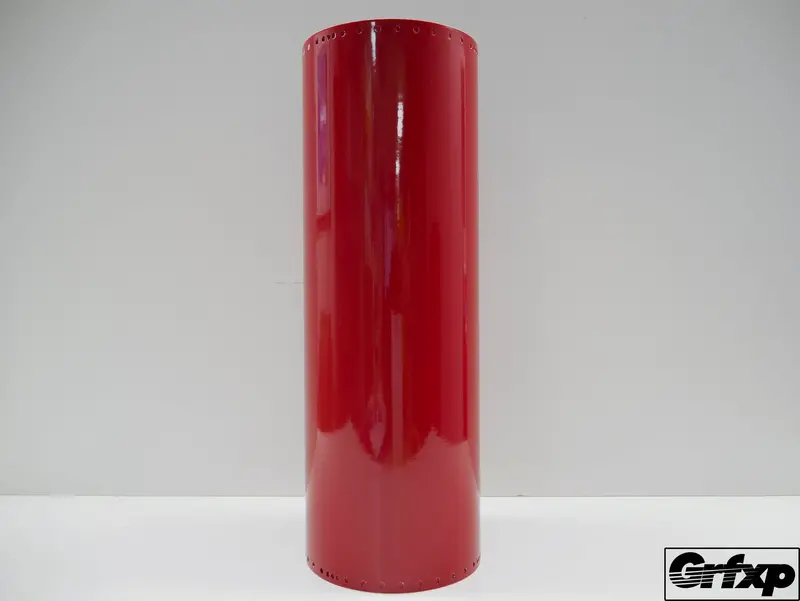 Transparent Ruby Red Tint Vinyl (By The Foot) 1