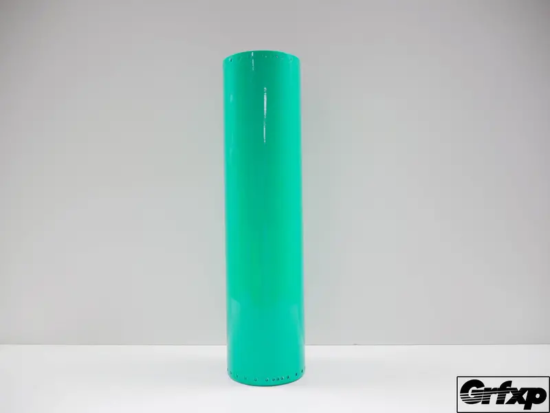 Transparent Teal Vinyl (By The Foot) 1