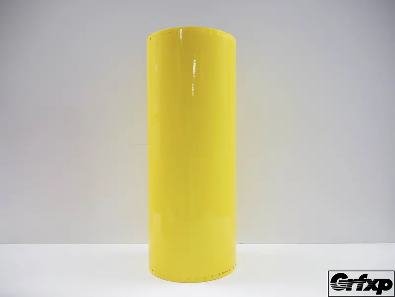 Transparent Yellow Tint Vinyl (By The Foot) 1