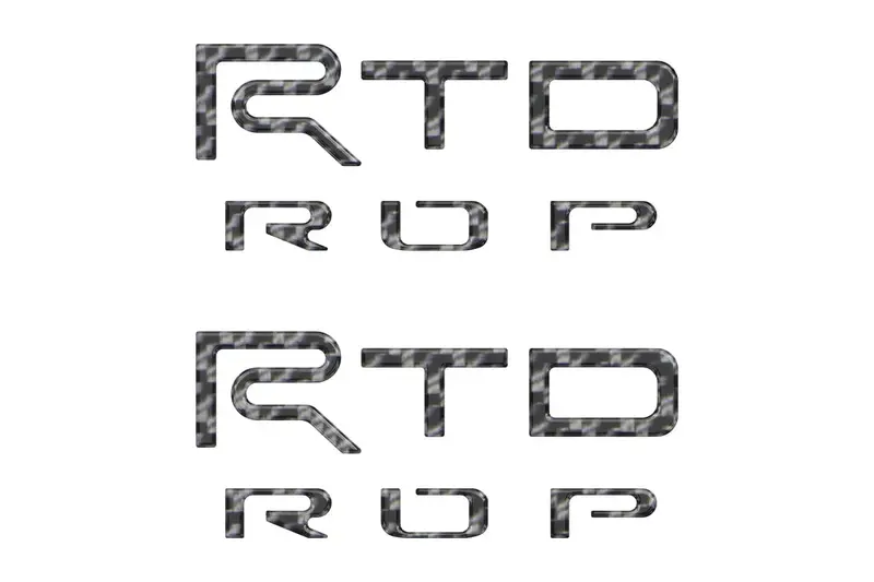 TRD Pro Interior Door Letter Overlays for 2024–2026 Toyota Tacoma