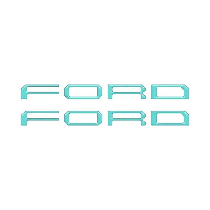 Tremor Running Board Letter Inserts Fits 2020-2026 Ford Super Duty Tremor 28
