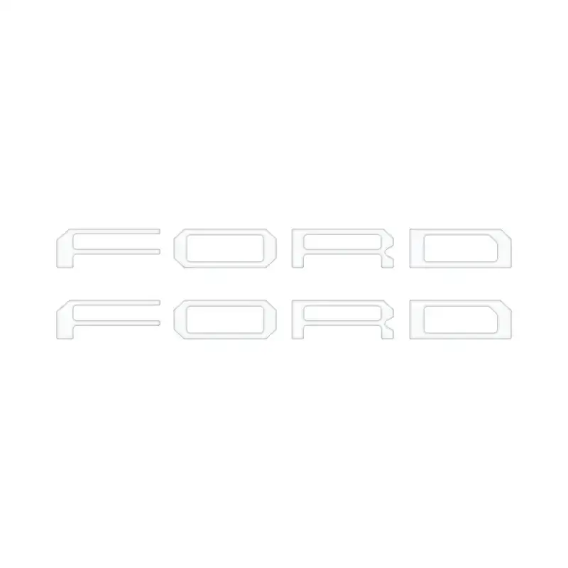 Tremor Running Board Letter Inserts Fits 2020-2026 Ford Super Duty Tremor 29