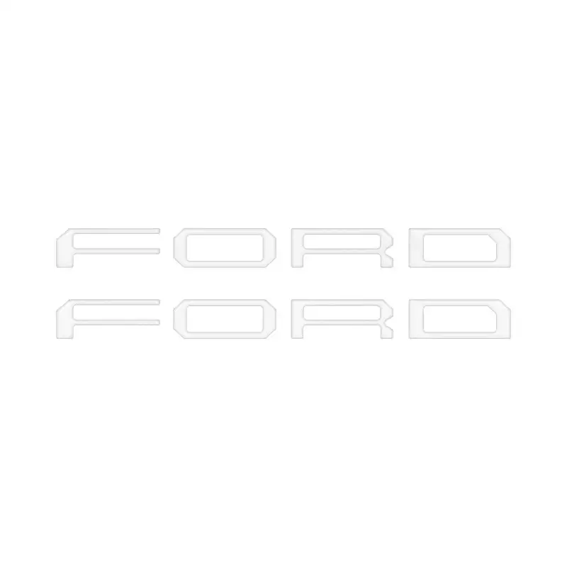 Tremor Running Board Letter Inserts Fits 2020-2026 Ford Super Duty Tremor 33