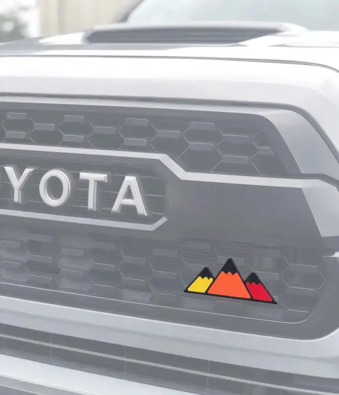 Tri-Color Badge Fits Toyota Models 1