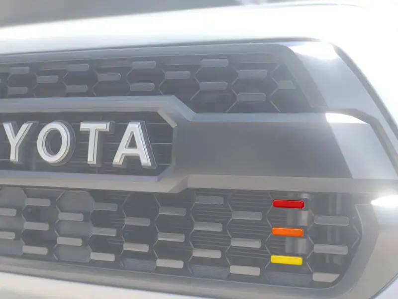 Tri-Color Grille Accent Overlays Fits 2016-2023 Toyota Tacoma Trd Pro Grille 1