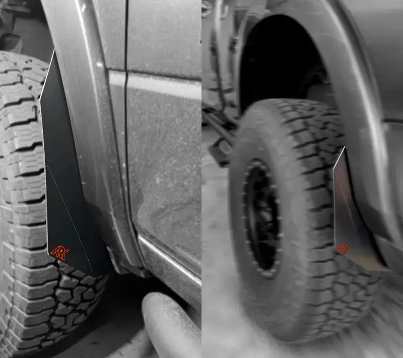Trixpoly Micro Splash Guards For 2009-2024 Dodge Ram 11