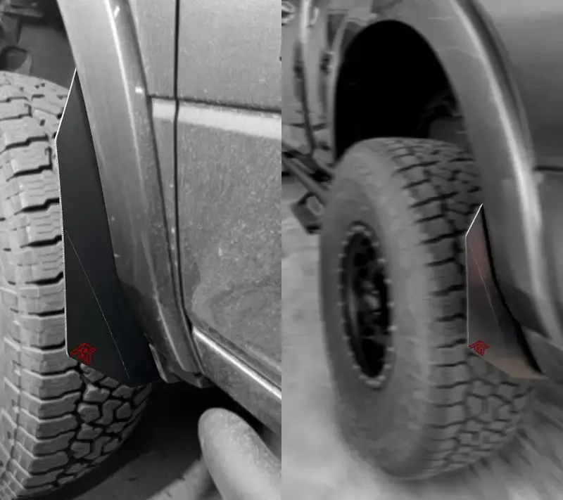 Trixpoly Micro Splash Guards For 2009-2024 Dodge Ram 12