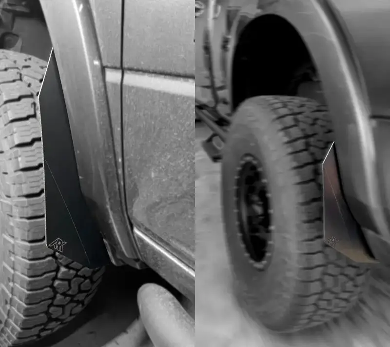 Trixpoly Micro Splash Guards For 2009-2024 Dodge Ram 13