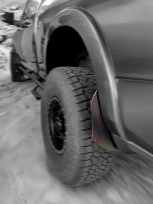 Trixpoly Micro Splash Guards For 2009-2024 Dodge Ram 19