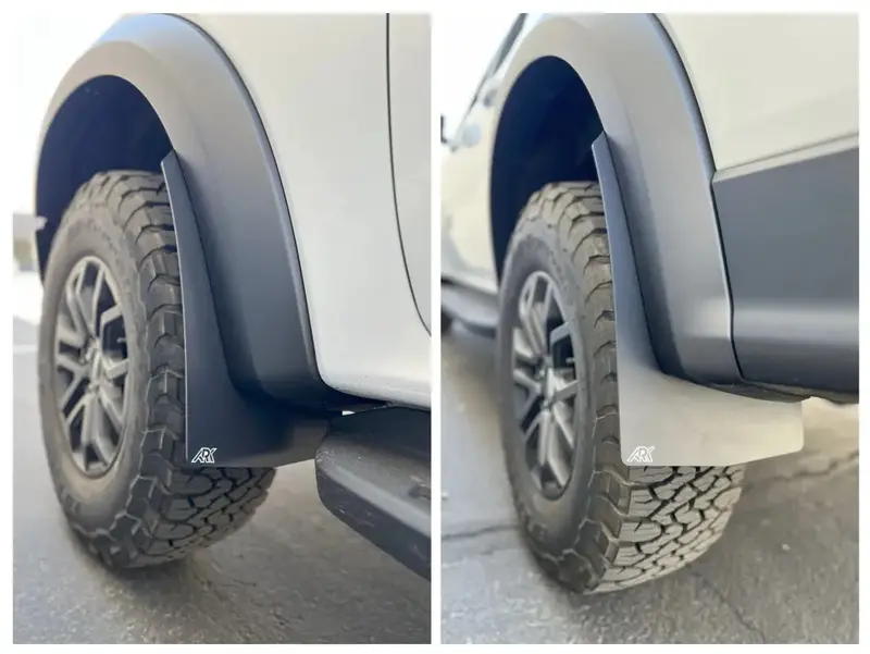 Trixpoly Mid Mud Flaps For 2024+ Ford Ranger Raptor 1