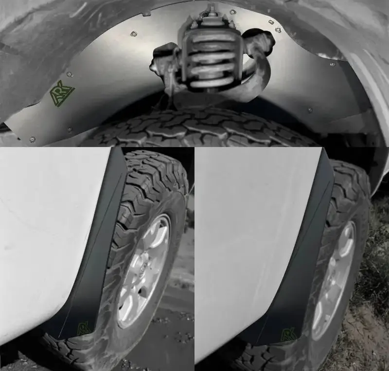 Trixpoly Splash Guards & Micros For 2005-2015 Toyota Tacoma 6
