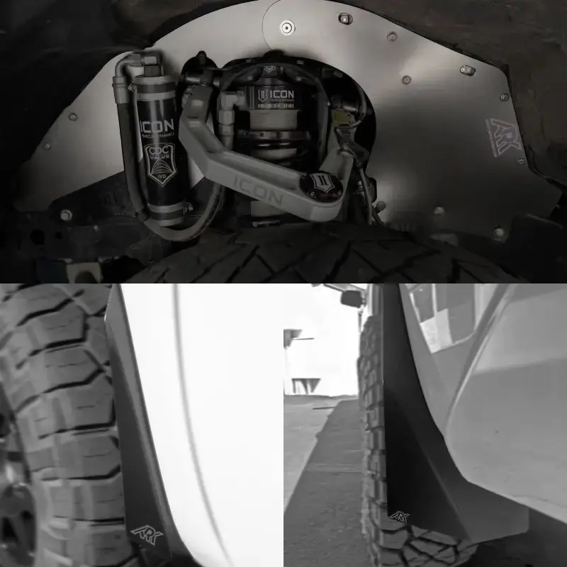 Trixpoly Splash Guards & Mudflap Micros For 2007-2021 Toyota Tundra 46