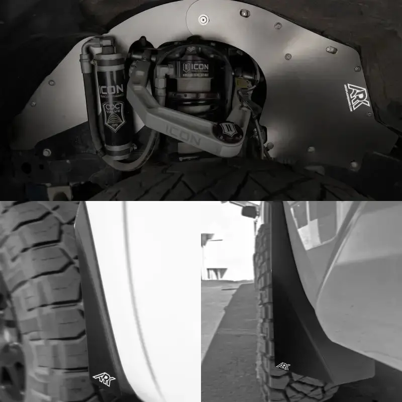Trixpoly Splash Guards & Mudflap Micros For 2007-2021 Toyota Tundra 47