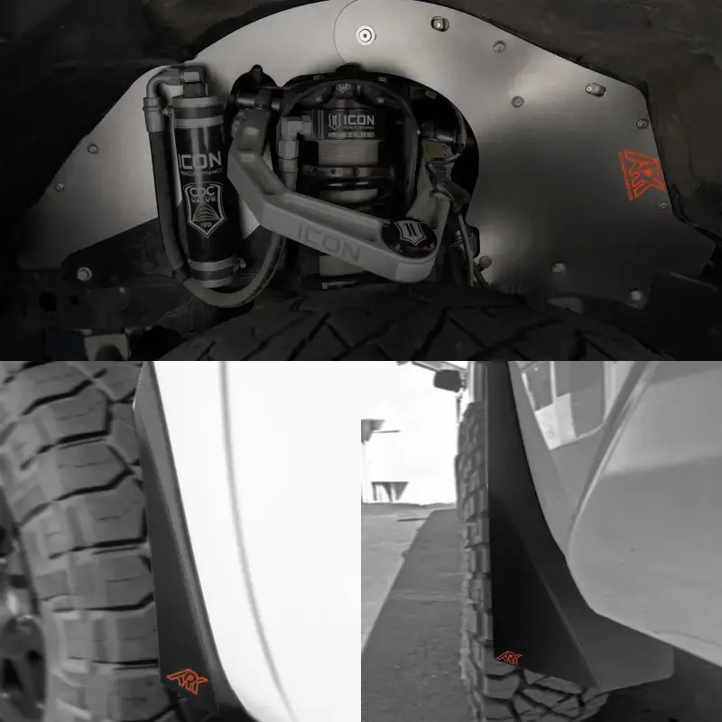 Trixpoly Splash Guards & Mudflap Micros For 2007-2021 Toyota Tundra 49