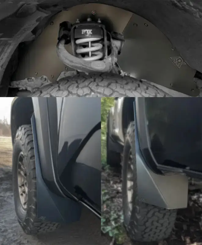 Trixpoly Splash Guards & Mudflap Micros For 2016-2023 Toyota Tacoma 1