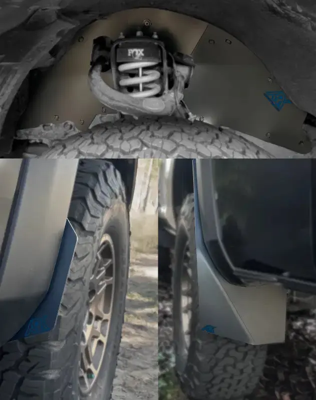 Trixpoly Splash Guards & Mudflap Micros For 2016-2023 Toyota Tacoma 21