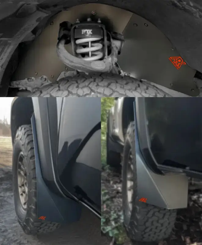 Trixpoly Splash Guards & Mudflap Micros For 2016-2023 Toyota Tacoma 3