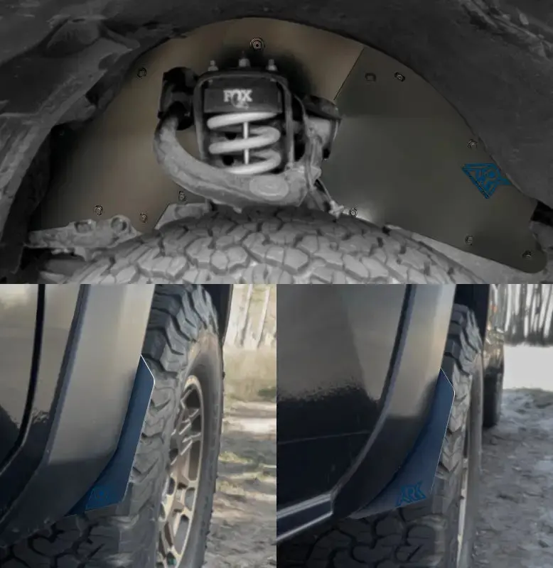 Trixpoly Splash Guards & Mudflap Micros For 2016-2023 Toyota Tacoma 37