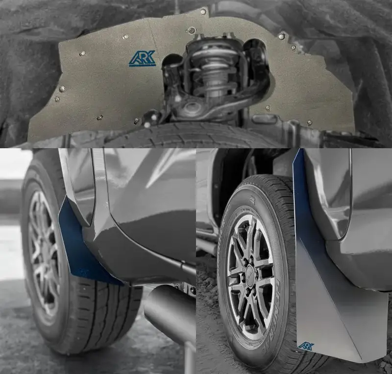 Trixpoly Splash Guards & Mudflap Micros For 2024+ Toyota Tacoma 67