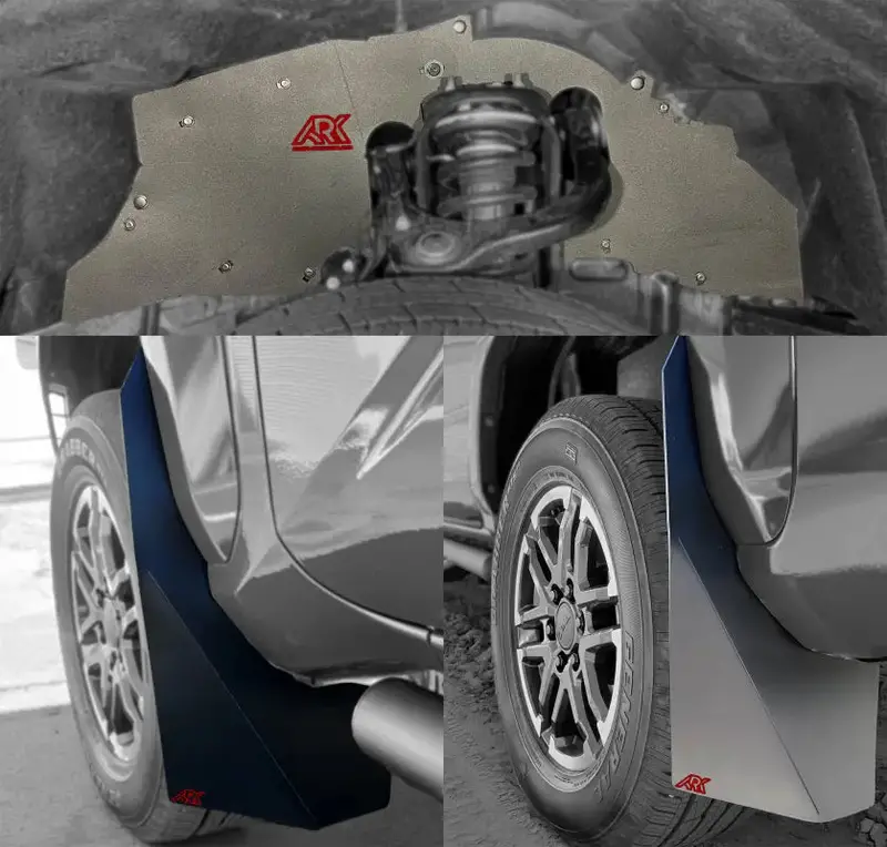 Trixpoly Splash Guards & Mudflap Micros For 2024+ Toyota Tacoma 7