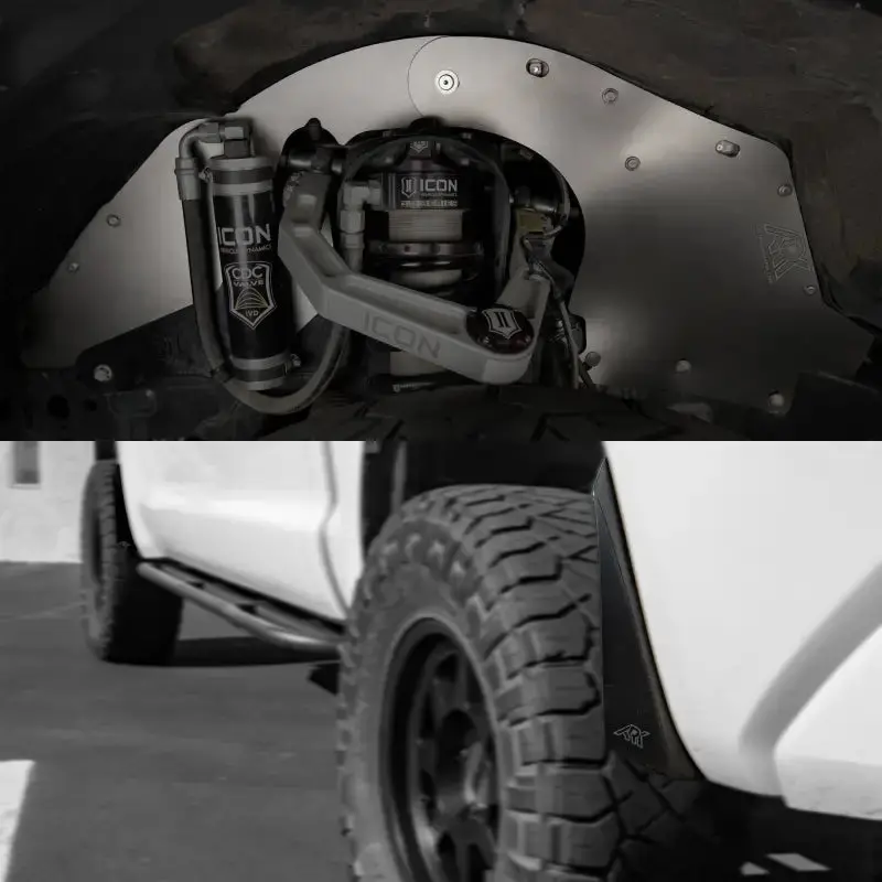 Trixpoly Value Bundle: Splash Guards + Mudflaps for 2007–2021 Toyota Tundra