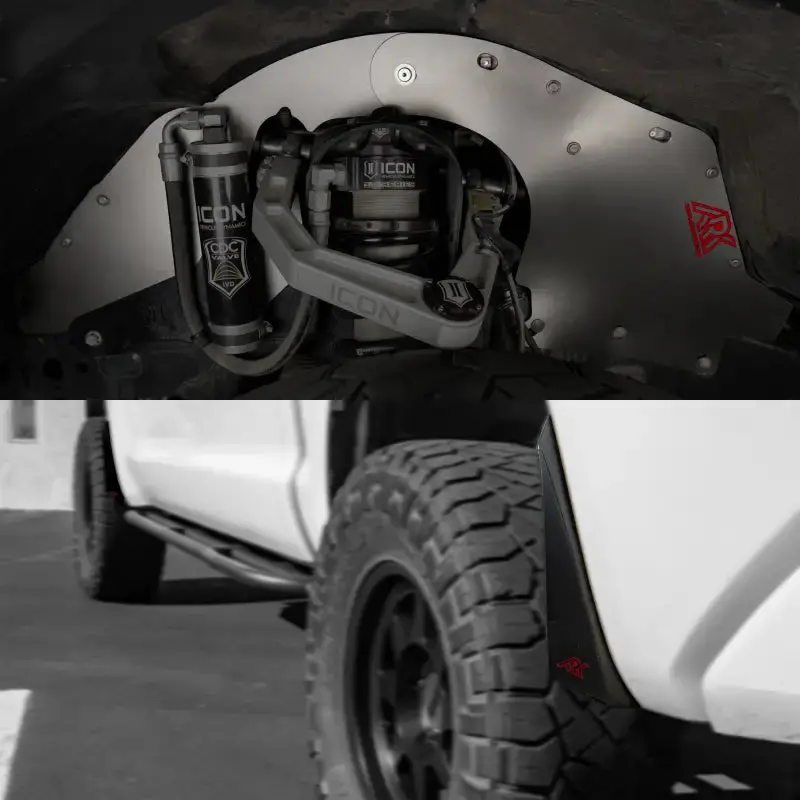 Trixpoly Value Bundle: Splash Guards + Mudflaps for 2007–2021 Toyota Tundra