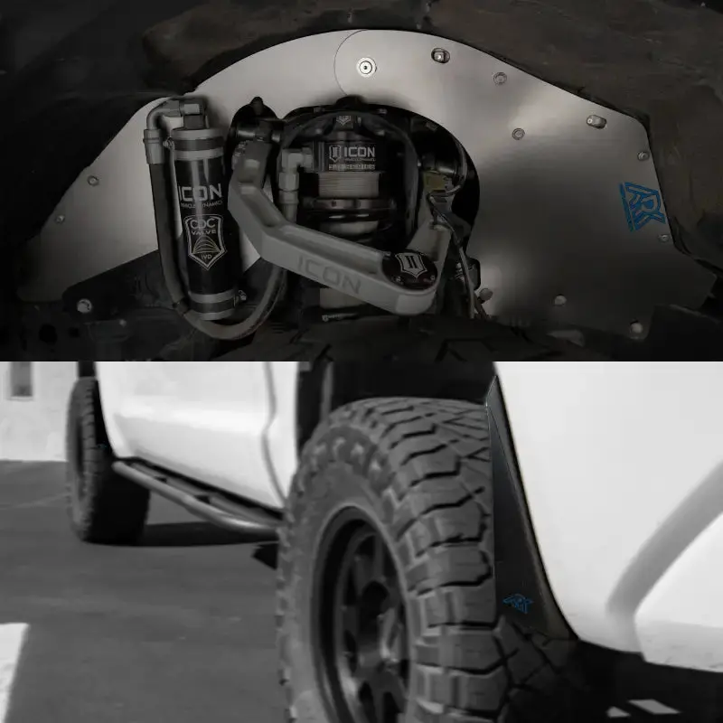 Trixpoly Value Bundle: Splash Guards + Mudflaps for 2007–2021 Toyota Tundra